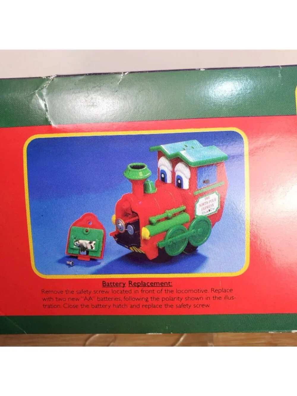 Kurt Adler Musical North Pole Express Train Set (as seen Baby Einstein) Whistle